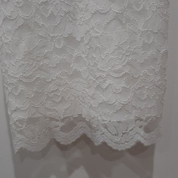 David's Bridal halter lace beaded wedding formal dress new with tags - Picture 14 of 16